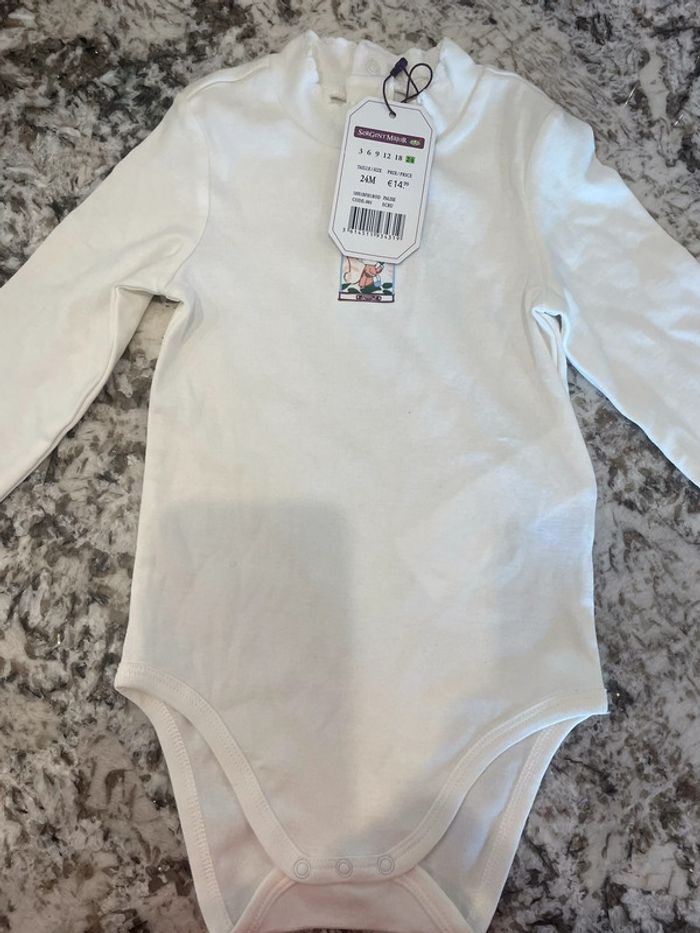 Lot 2 bodies neuf fille 36 mois - photo numéro 4