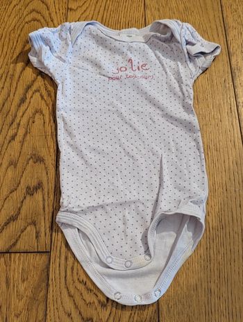 Body manches courtes petit bateau 6m