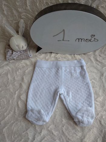 Pantalon style sarouel coton épais Mixte 1 mois Lapin Mon premier major Sergent major