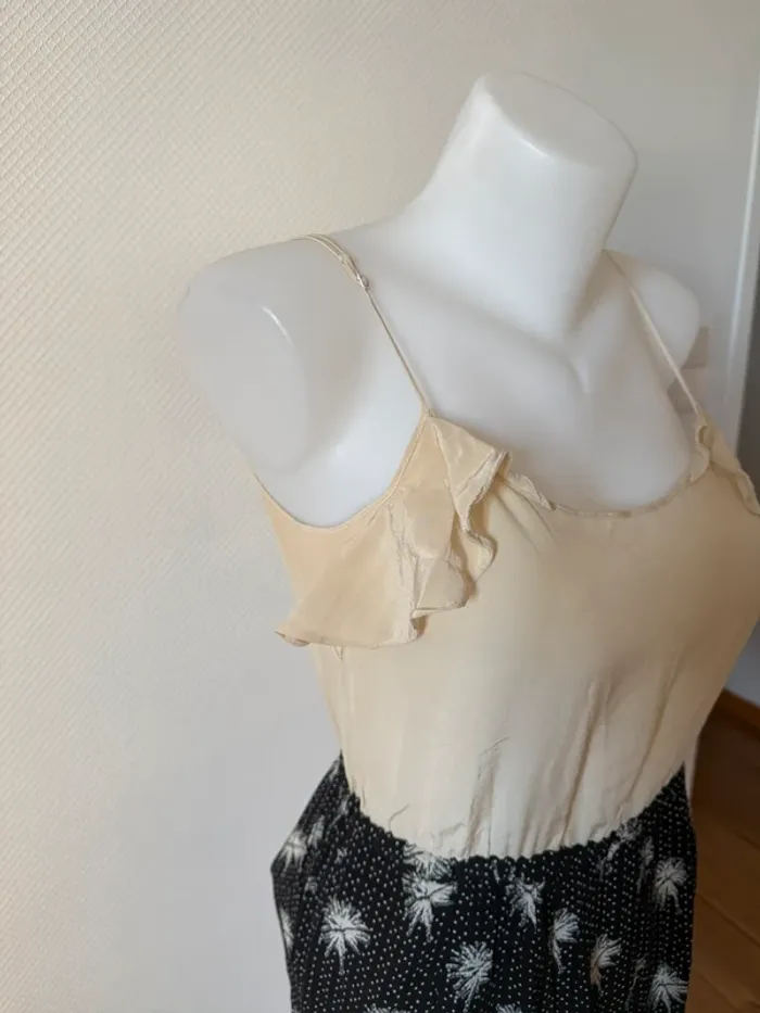 Robe d’été en très bon état taille 38 Claudie pierlot beige - photo numéro 3