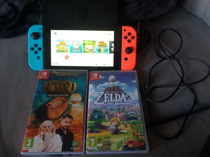 Console nintendo Switch plus jeux - photo numéro 2