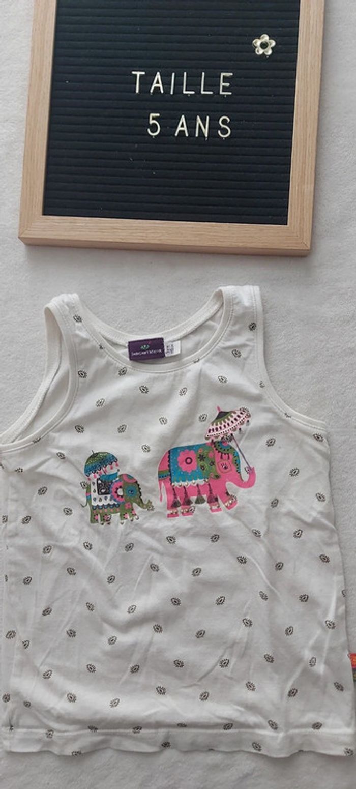 Haut sans manche fille 5 ans