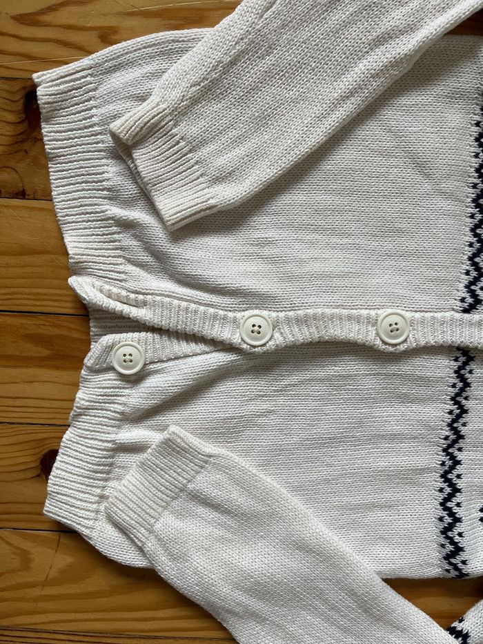 Gilet crème Petit Bateau 8 ans - photo numéro 2