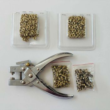Pince a œillets + œillets 6 mm Cogedex - Neuf jamais utilisé