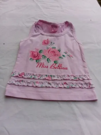 Miss bellina t shirt rose 18 mois