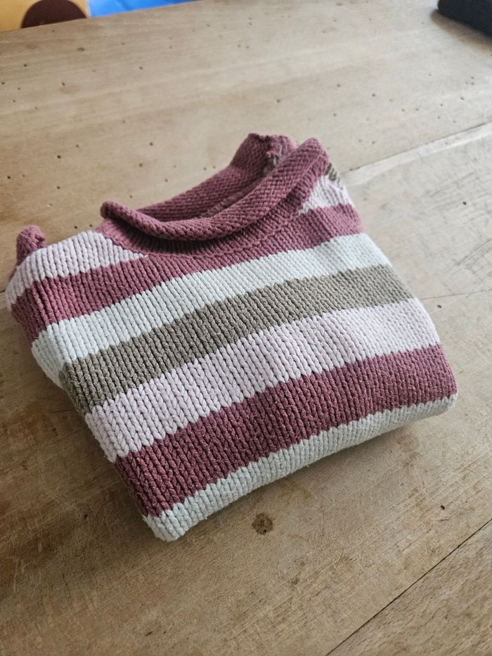 Pull coton rose 9 mois - photo numéro 10