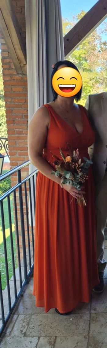 Magnifique robe terracotte 👗