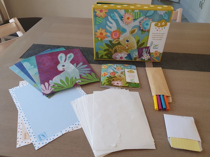 Atelier créatif Créer avec du papier Djeco