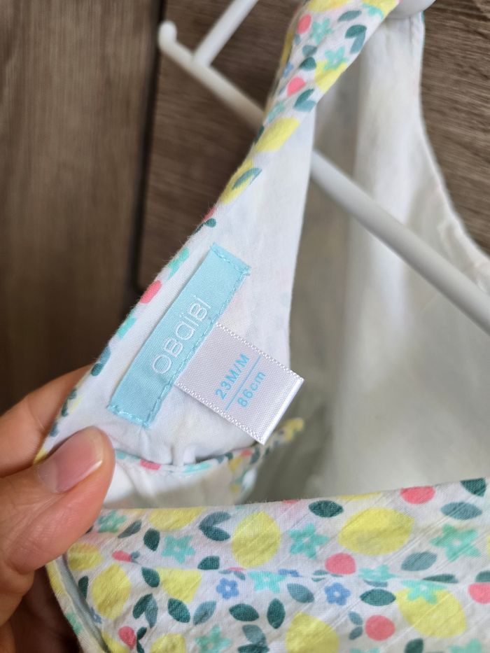 Vêtement Bébé Fille - Robe + bloomer - Obaibi - 23 mois 86 cm - photo numéro 4