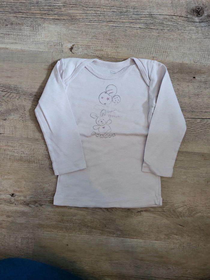 T-shirt ML fille 3 ans Influx