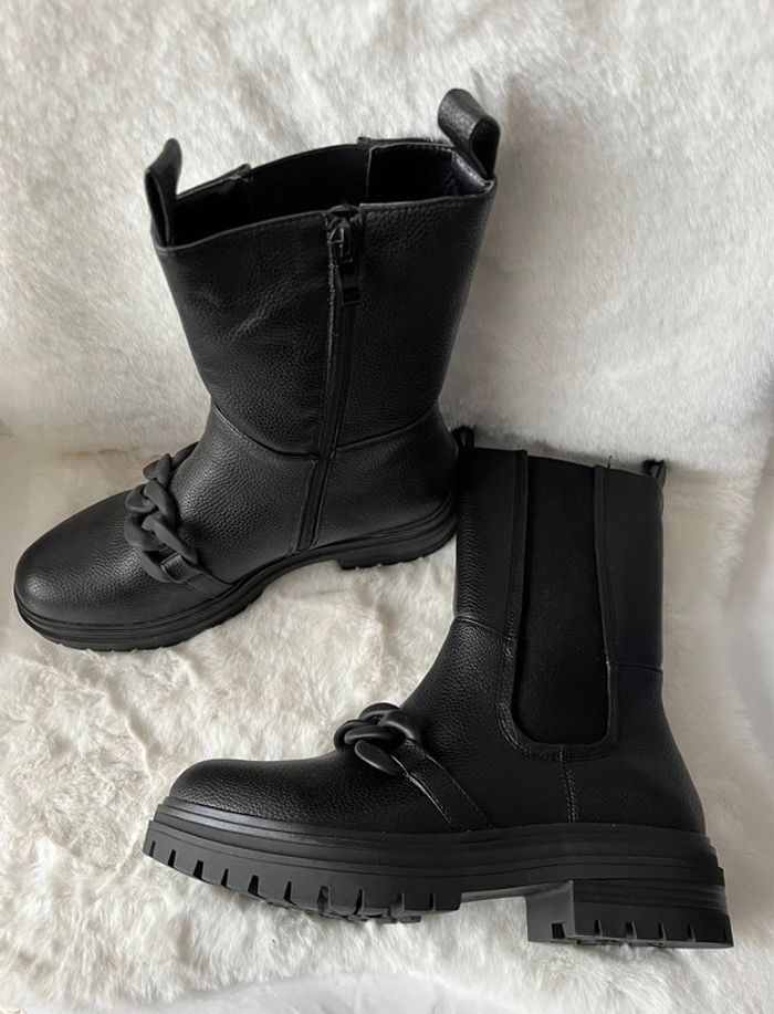 Bottines noires oxmox 40 - photo numéro 4