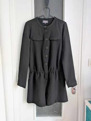 Combishort noire miss captain taille 38