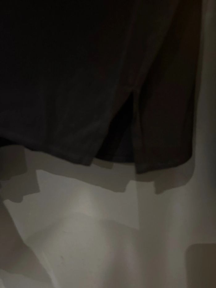 Blouse manches longues col V noir TL - photo numéro 4