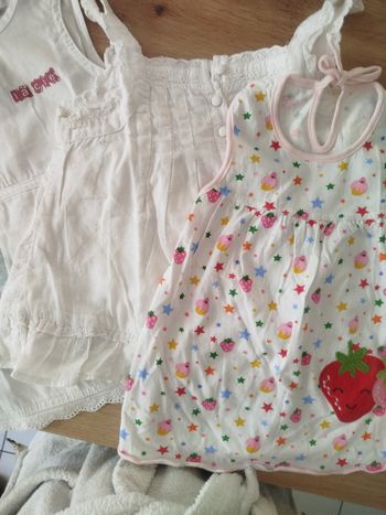 #kytie6moisfille. 3 robes taille 6 mois 