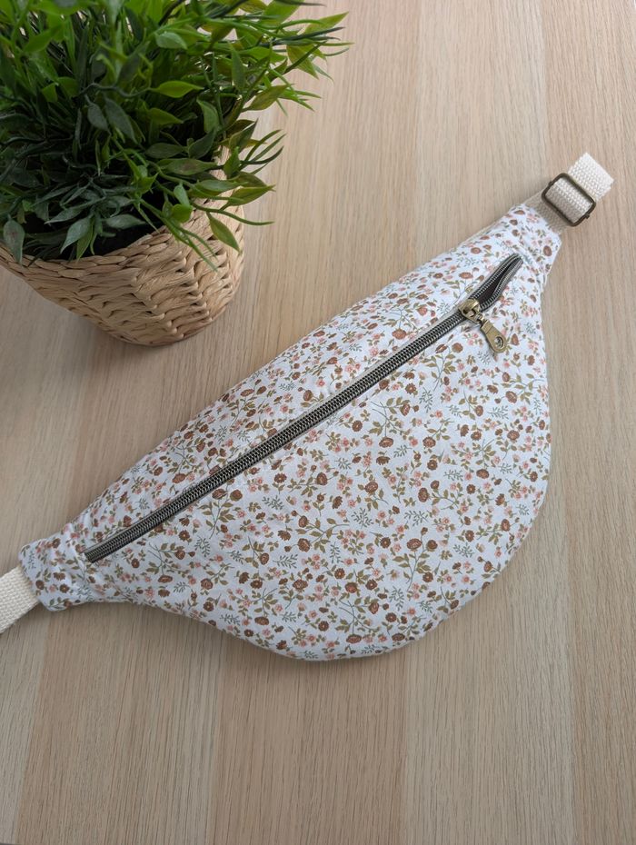 Sac banane femme fleuri