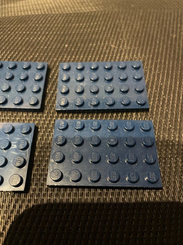 Lego lot petites plaques base bleu foncé lego officiel pièces détachées - photo numéro 2
