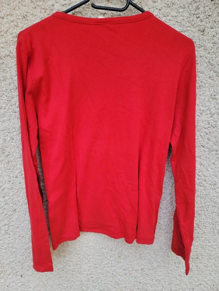 Tunique rouge, vintage Y2K élégant chic - photo numéro 3