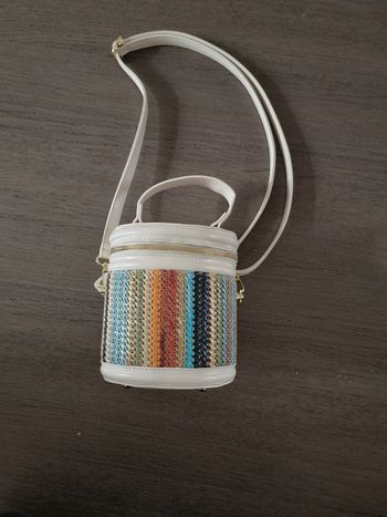 Sac bandoulière cylindre coloré