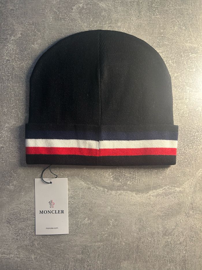 Bonnet Moncler Collection tricolore en laine - photo numéro 4