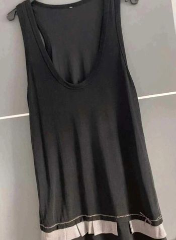 Tunique  noire marque  COP. Copine  M 38  Azni