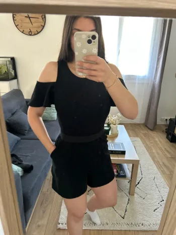 Combishort noir