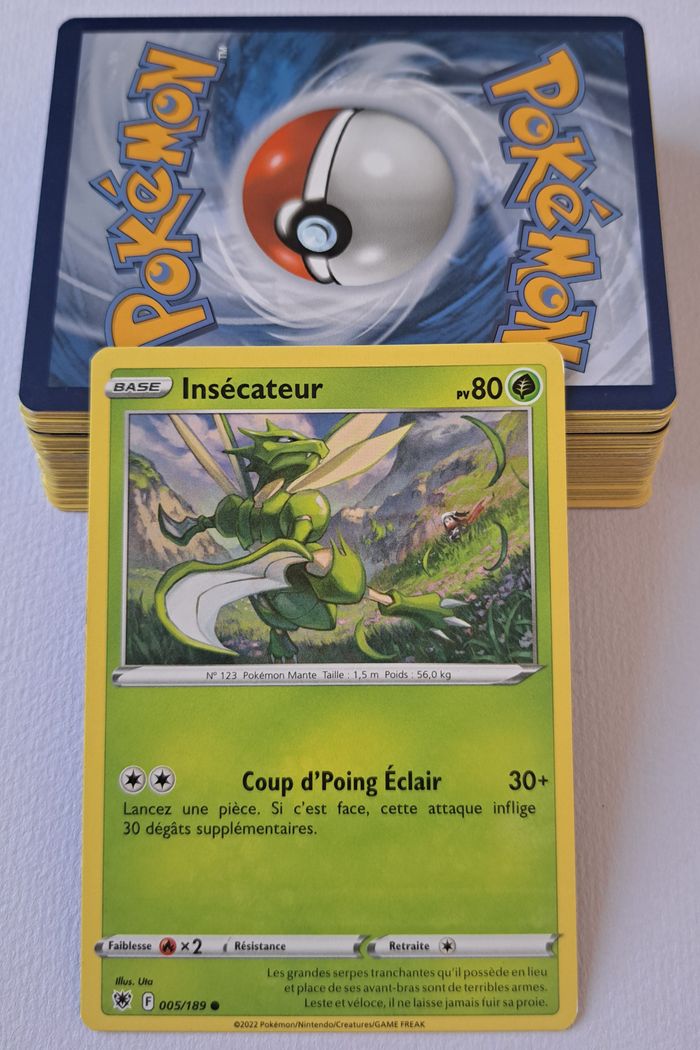 🃏 Lot de 48 cartes Pokémon JCC françaises 2022 Epée et Bouclier Astres Radieux