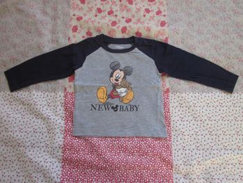 T-Shirt manches longues Mickey 18 mois