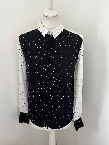 Chemisier noir et blanc icode S