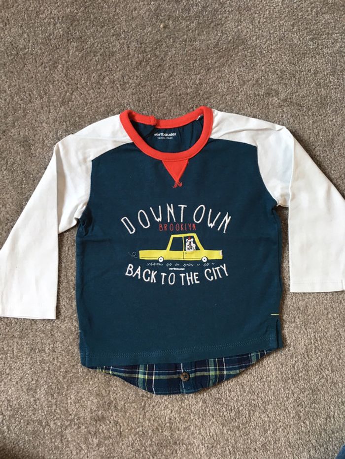 T-shirt Manches longues Vertbaudet 12 mois