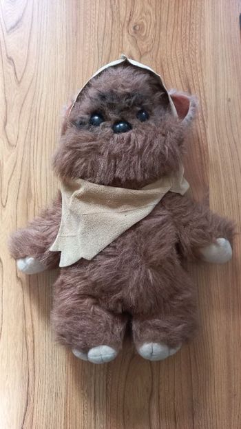 Peluche vintage ewok de stars wars