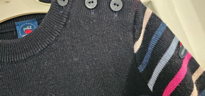 Pull Marinière laine Saint James 6 ans - photo numéro 2