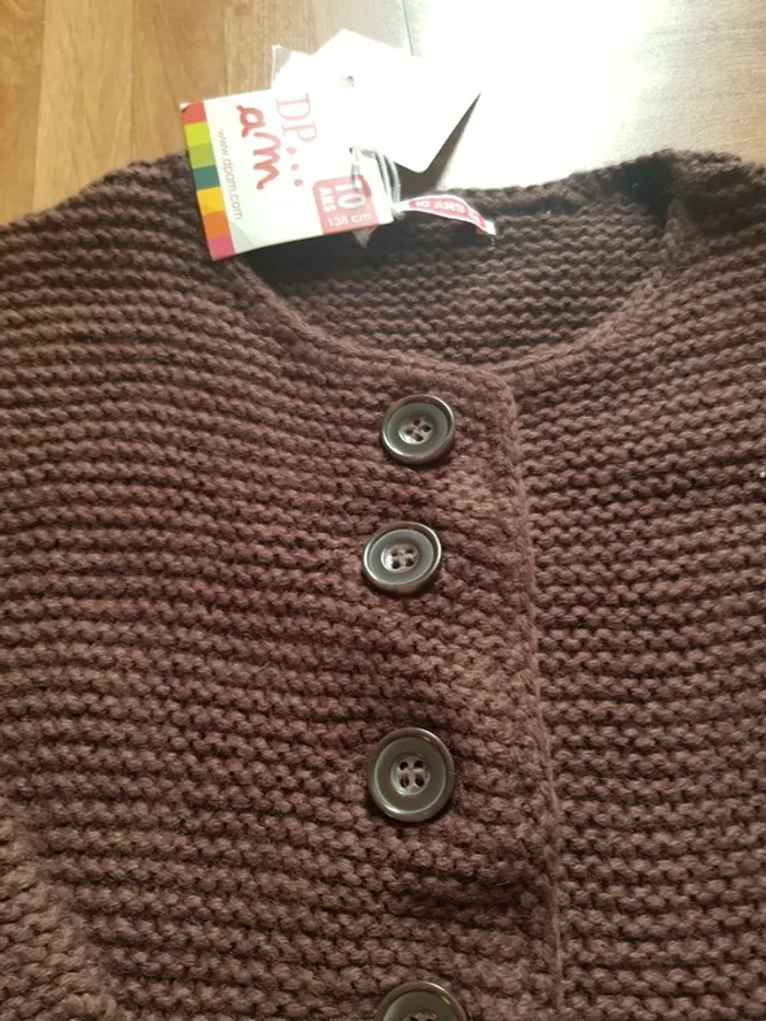 Boléro gilet 10 ans neuf - photo numéro 2
