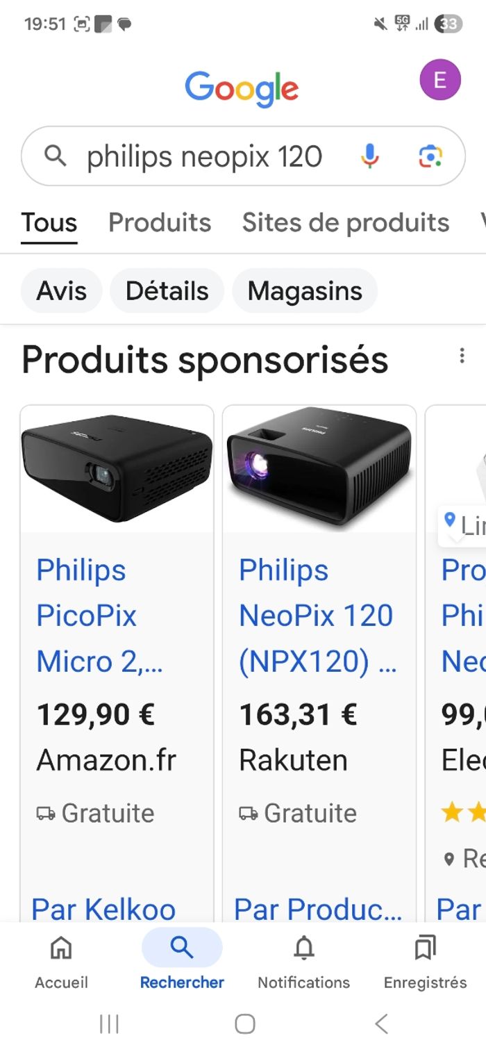 Projecteur PHILIPS Neopix 120, 200 ou 550 Smart. - photo numéro 4