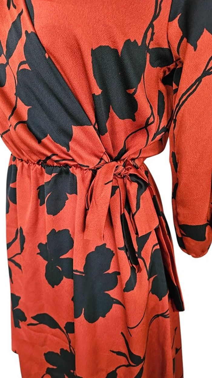 Robe longue Minsk – M – Brique et Noir – État : Excellent - photo numéro 4