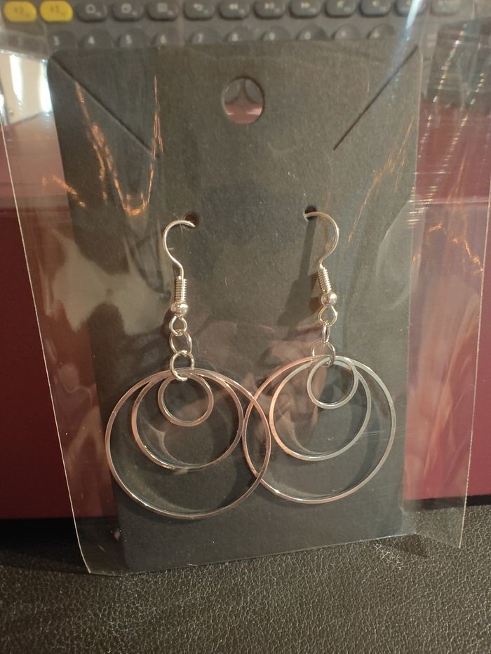 Boucles d'oreilles à anneaux - photo numéro 1