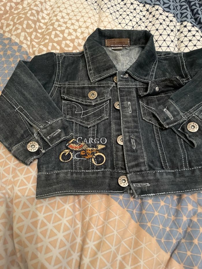 Veste en jean 12-18 mois - photo numéro 2