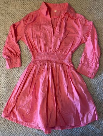 Robe chemise rose XS
