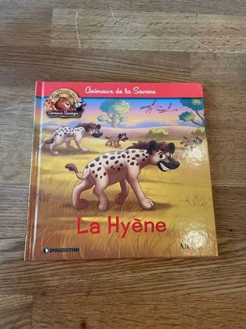 Livre Altaya Le monde des animaux Sauvages Animaux de la savane Le hyène