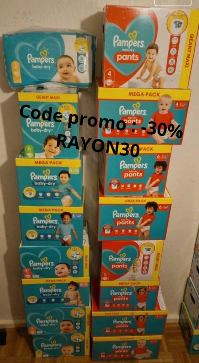 Couches Pampers - photo numéro 2