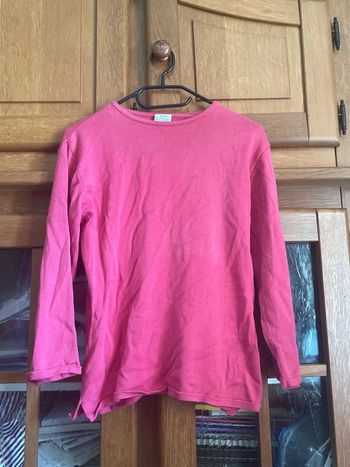 Haut manche 3/4 rose