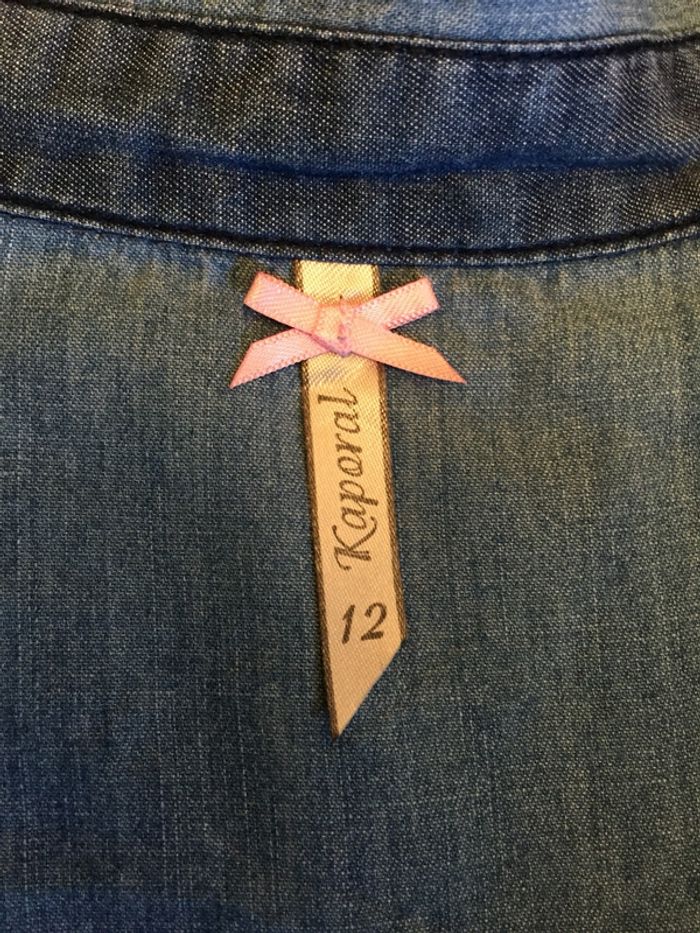 Superbe chemise fille Kaporal 12 ans jeans souple - photo numéro 8