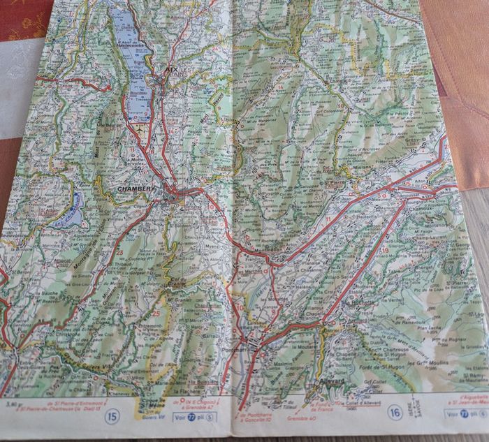 Carte Michelin lyon geneve - photo numéro 3