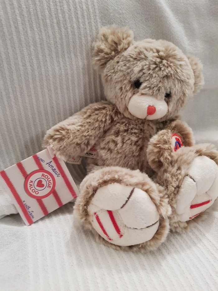 Ourson beige sable Rouge Kaloo - photo numéro 2
