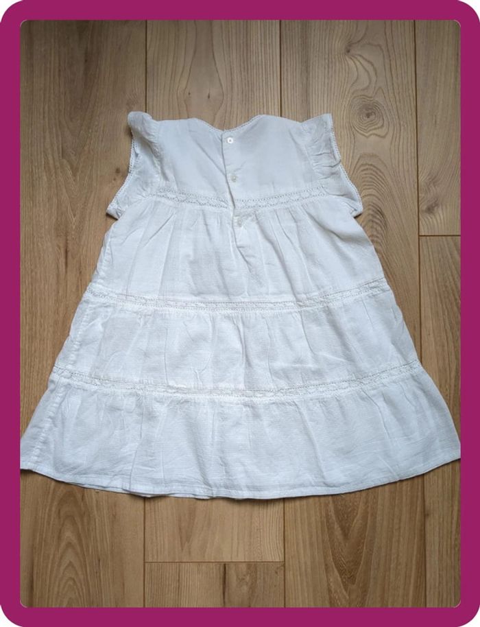 Robe blanche légère bout'chou Taille 4 ans - photo numéro 4