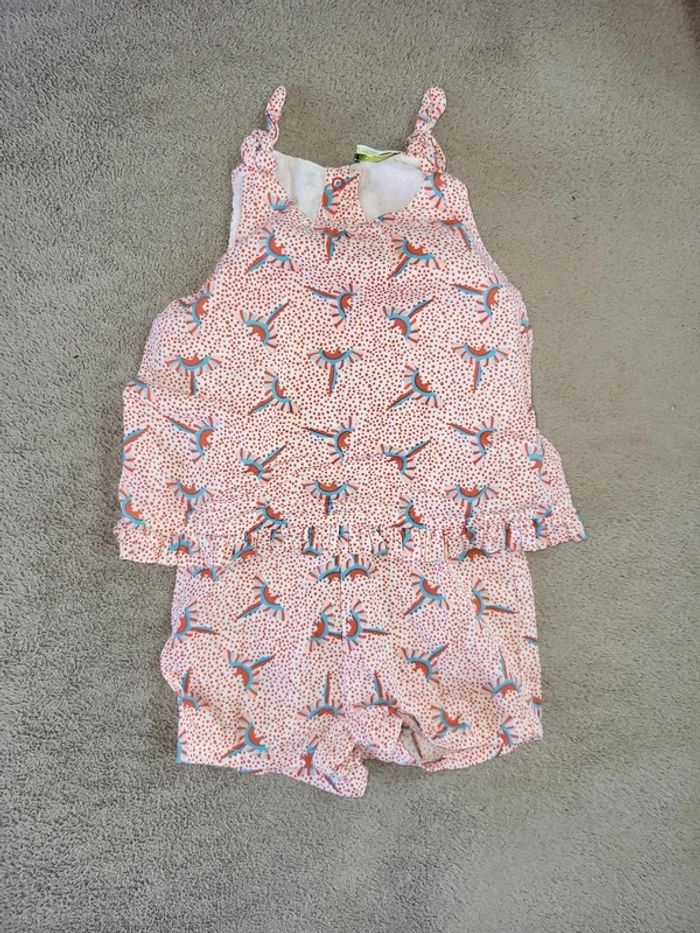 Combishort fille été 6 mois TAO