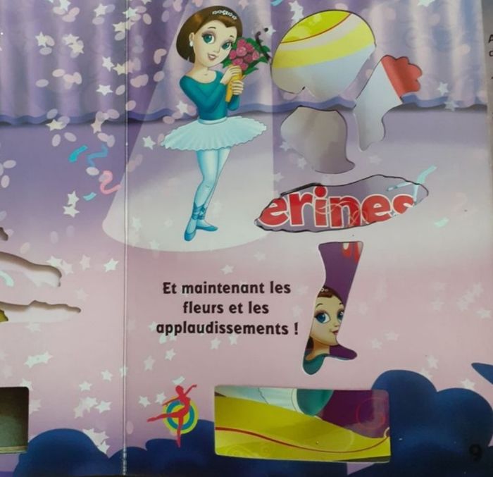 Livre pochoir danseuse etoile - photo numéro 5