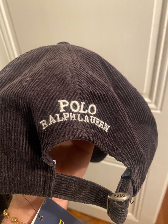 Casquette Ralph Lauren en velours côtelé - photo numéro 2