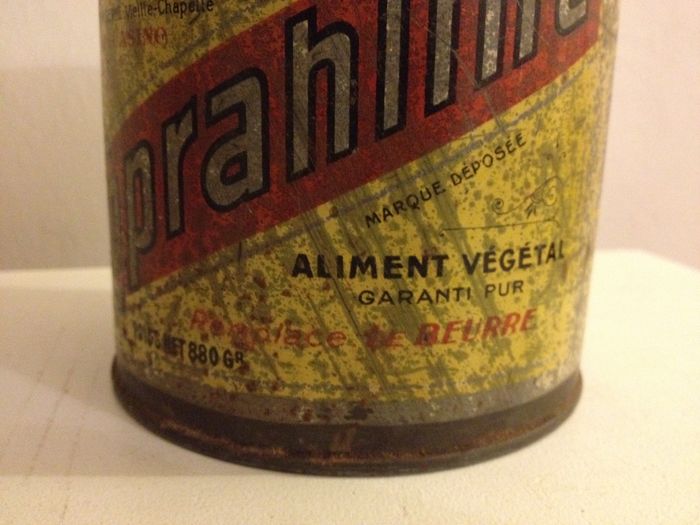 Ancienne boite publicitaire coprahline en métal pour collectionneur - photo numéro 4