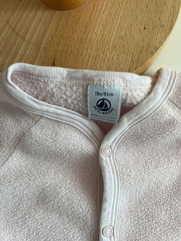 Pyjama chaud bébé rose - photo numéro 5