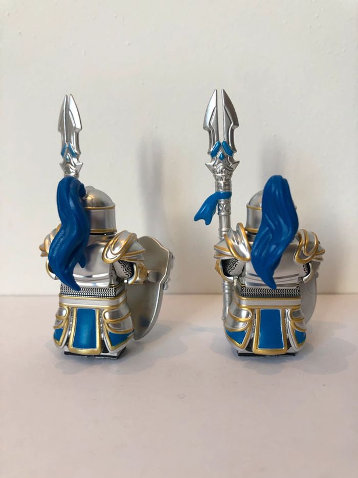 Figurine type lego 2 soldats humains. world of Warcraft - photo numéro 3